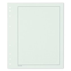 Leuchtturm 328549 MOC hojas neutras para álbumes, con líneas de división en gris tenue y borde en negro