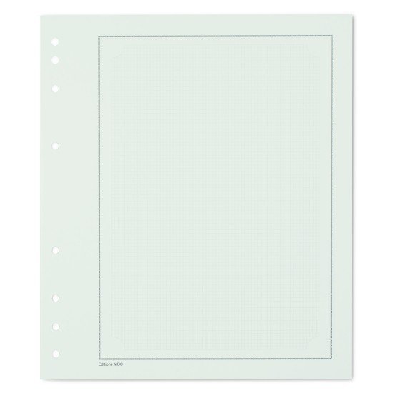Leuchtturm 328549 MOC hojas neutras para álbumes, con líneas de división en gris tenue y borde en negro Leuchtturm 328549 MOC hojas neutras para álbumes, con líneas de división en gris tenue y borde en negro
