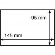 Leuchtturm 329667 Fundas protectoras para cartas y tarjetas postales antiguas 145x95 mm, transparentes