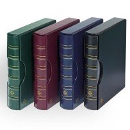 Leuchtturm 330249 Tapa de anillas GRANDE, diseño classic con cajetín protector, negro