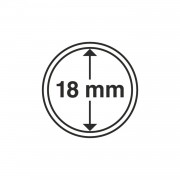 Leuchtturm 330328 cápsulas de monedas diámetro interior 18 mm