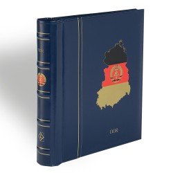 Leuchtturm 330424 LEUCHTTURM SF-Álbum preimpresas tapas PERFECT DP, diseño classic DDR 1949-1969, azul