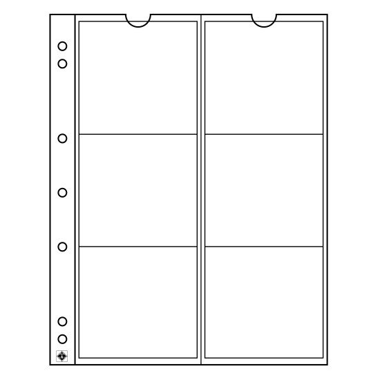 Leuchtturm 330456 Hojas para monedas NUMIS, de 6 divisiones de 55 mm Ø Leuchtturm 330456 Hojas para monedas NUMIS, de 6 divisiones de 55 mm Ø
