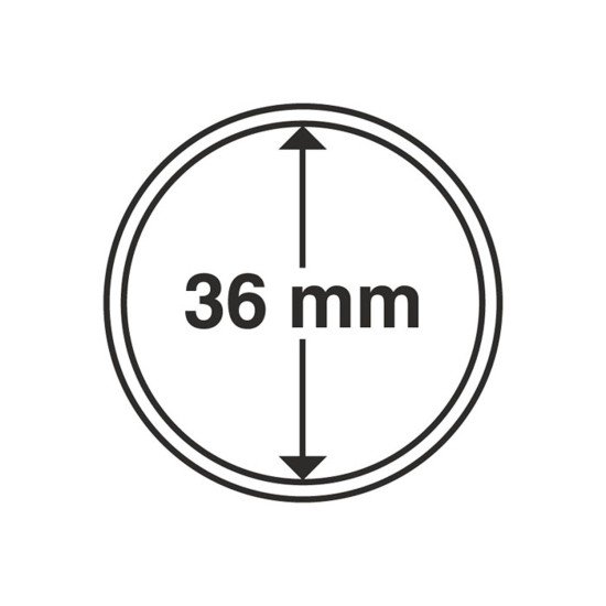Leuchtturm 330757 Cápsulas Grips para monedas de 36 mm, paquete de 10 Leuchtturm 330757 Cápsulas Grips para monedas de 36 mm, paquete de 10