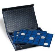 Leuchtturm 330921 Estuche para monedas L incl. 4 bandejas