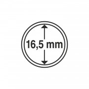 Leuchtturm 331022 cápsulas de monedas diámetro interior 16,5 mm