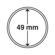 Leuchtturm 331281 cápsulas de monedas diámetro interior 49 mm