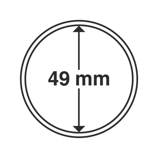 Leuchtturm 331281 cápsulas de monedas diámetro interior 49 mm Leuchtturm 331281 cápsulas de monedas diámetro interior 49 mm
