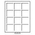 Leuchtturm 331404 Bandeja para monedas 12 divisiones esquinadas hasta 64 mm, color humo