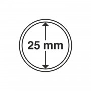 Leuchtturm 331675 cápsulas de monedas diámetro interior 25 mm