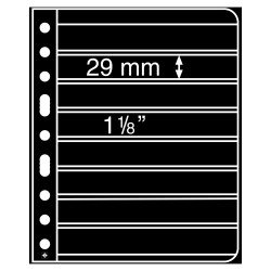 Leuchtturm 331824 Hojas de plástico VARIO, 8 divisiones, negro Leuchtturm 331824 Hojas de plástico VARIO, 8 divisiones, negro