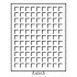 Leuchtturm 333127 Bandeja para monedas 99 divisiones esquinadas hasta 19 mm Ø, color humo