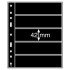 Leuchtturm 333229 Hojas de plástico OPTIMA, 5 divisiones, negro