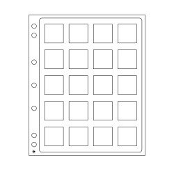 Leuchtturm 334778 Hojas ENCAP, transp 20 cápsulas monedas QUADRUM 50 x 50 mm Leuchtturm 334778 Hojas ENCAP, transp 20 cápsulas monedas QUADRUM 50 x 50 mm