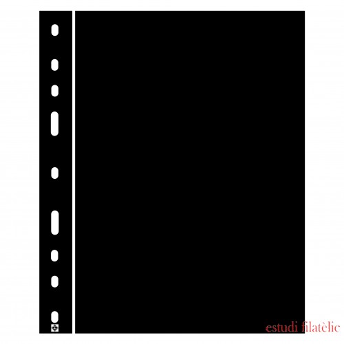 Leuchtturm 335313 Hojas separadoras OPTIMA, negra, paquete de 10 Leuchtturm 335313 Hojas separadoras OPTIMA, negra, paquete de 10