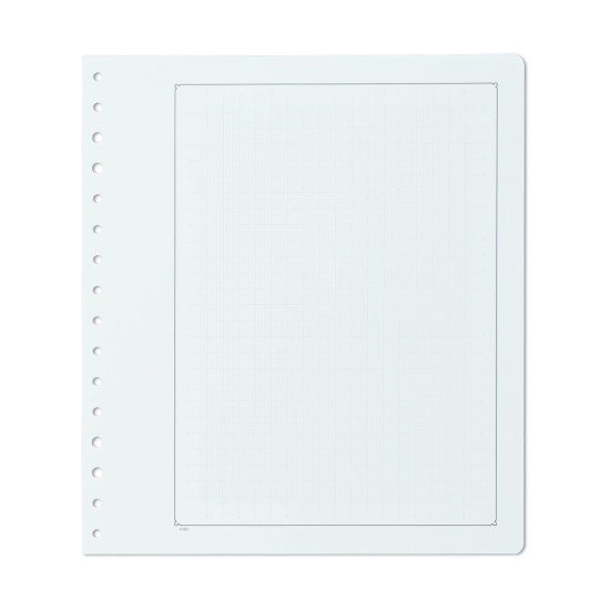 Leuchtturm 335916 KABE Hojas de álbum neutras, papel con borde negro y cruadriculada Leuchtturm 335916 KABE Hojas de álbum neutras, papel con borde negro y cruadriculada