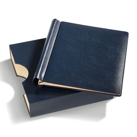 Leuchtturm 336040 KABE tapa a presión ATLAS incl. cajetín protector, azul Leuchtturm 336040 KABE tapa a presión ATLAS incl. cajetín protector, azul