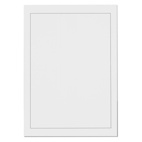 Leuchtturm 336100 hojas en blanco con línea negra en Márgenes, DIN A 4 Leuchtturm 336100 hojas en blanco con línea negra en Márgenes, DIN A 4