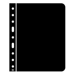 Leuchtturm 336139 Hojas de plástico VARIO, intercaladoras, negro Leuchtturm 336139 Hojas de plástico VARIO, intercaladoras, negro