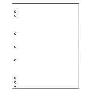 Leuchtturm 336293 Hojas separadoras NUMIS, blanca, paquete de 10 