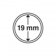 Leuchtturm 337551 cápsulas de monedas diámetro interior 19 mm
