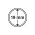 Leuchtturm 337551 cápsulas de monedas diámetro interior 19 mm