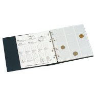 Leuchtturm 337964 Álbum para monedas NUMIS, incl. 5 hojas, azul