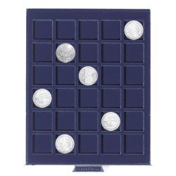 Leuchtturm 338077 Bandeja para monedas SMART, con 30 divisiones esquinadas de 33 mm Ø Leuchtturm 338077 Bandeja para monedas SMART, con 30 divisiones esquinadas de 33 mm Ø