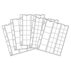 Leuchtturm 338347 Hojas para monedas NUMIS, Mezcla, cada una con 1 funda 44, 34, 25, 17, MIX Leuchtturm 338347 Hojas para monedas NUMIS, Mezcla, cada una con 1 funda 44, 34, 25, 17, MIX