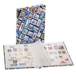 Leuchtturm 339105 Clasificador DIN A4 con motivos de sellos HOBBY, 16 hojas blancas, azul Leuchtturm 339105 Clasificador DIN A4 con motivos de sellos HOBBY, 16 hojas blancas, azul