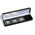 Leuchtturm 339265 Estuche NOBILE para 4 QUADRUM, 50x50 mm, negro