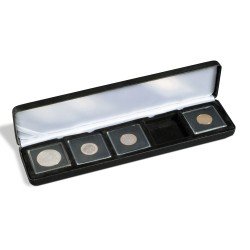 Leuchtturm 339266 Estuche NOBILE para 5 QUADRUM, 50x50 mm, negro Leuchtturm 339266 Estuche NOBILE para 5 QUADRUM, 50x50 mm, negro