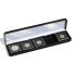 Leuchtturm 339266 Estuche NOBILE para 5 QUADRUM, 50x50 mm, negro