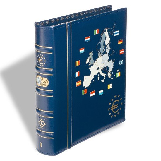 Leuchtturm 341040 VISTA álbum de monedas de euro, tomo 1 para 12 series de monedas de curso legal,con cajetí Leuchtturm 341040 VISTA álbum de monedas de euro, tomo 1 para 12 series de monedas de curso legal,con cajetí