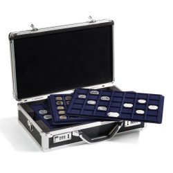 Leuchtturm 342051 Maletín CARGO L6 PRO, para 198 monedas, incl. 6 bandejas, negro Leuchtturm 342051 Maletín CARGO L6 PRO, para 198 monedas, incl. 6 bandejas, negro