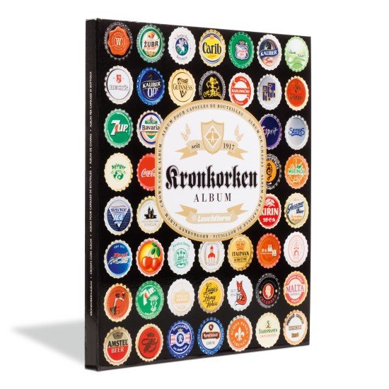 Leuchtturm 344765 Álbum PRESSO para 64 chapas de botella Leuchtturm 344765 Álbum PRESSO para 64 chapas de botella