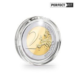 Leuchtturm 345007 Cápsulas ULTRA Perfect Fit para 2 Euro (25,75 mm), paquete de 10 Leuchtturm 345007 Cápsulas ULTRA Perfect Fit para 2 Euro (25,75 mm), paquete de 10