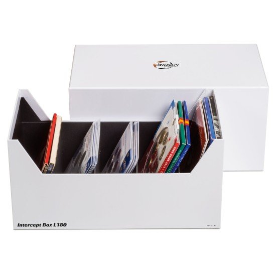 Leuchtturm 345417 Caja Intercept L 180 para series de monedas, cartas y documentos de hasta 180 x 160 mm Leuchtturm 345417 Caja Intercept L 180 para series de monedas, cartas y documentos de hasta 180 x 160 mm