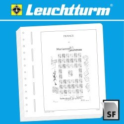 Leuchtturm 346162 Suplemento-SF Francia-hoja bloque Leuchtturm 346162 Suplemento-SF Francia-hoja bloque