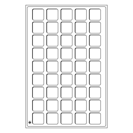 Leuchtturm 346588 Bandeja L para 45 monedas de 31 mm Ø, granate Leuchtturm 346588 Bandeja L para 45 monedas de 31 mm Ø, granate