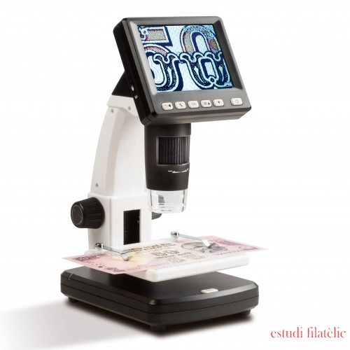 Leuchtturm 346680 Microscopio digital-LCD, de 10 a 500 aumentos