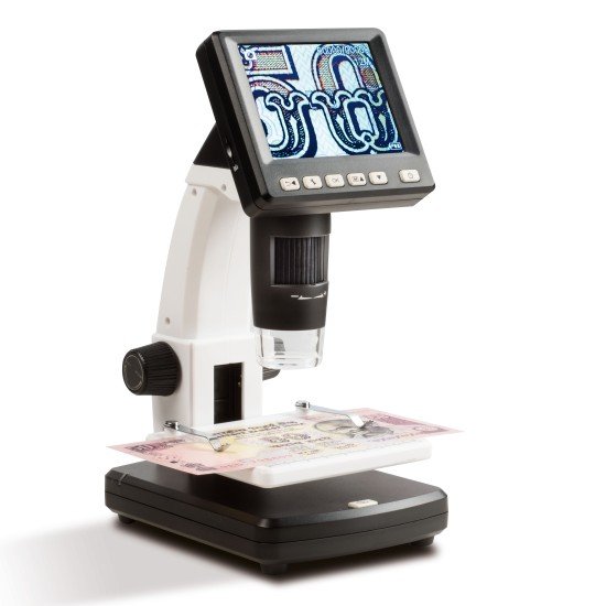 Leuchtturm 346680 Microscopio digital-LCD, de 10 a 500 aumentos Leuchtturm 346680 Microscopio digital-LCD, de 10 a 500 aumentos