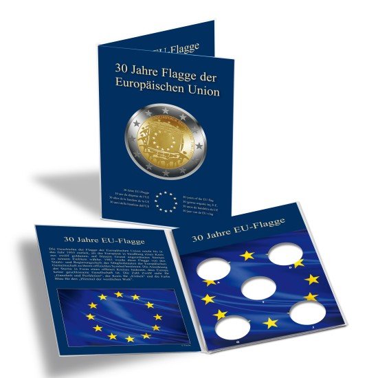 Leuchtturm 347756 Tarjeta para 5 monedas conmemorativas alem. de 2€ Leuchtturm 347756 Tarjeta para 5 monedas conmemorativas alem. de 2€