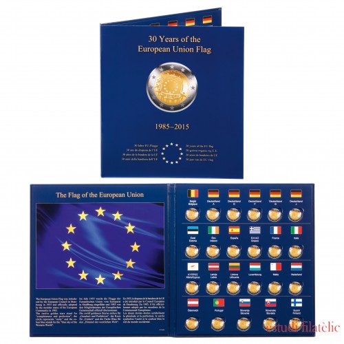 Leuchtturm 347757 Álbum para monedas PRESSO para 23 monedas conmemorativas europ. de 2€ 