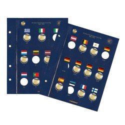 Leuchtturm 347758 Hojas VISTA para 23 monedas conmemorativas europ. de 2€ Leuchtturm 347758 Hojas VISTA para 23 monedas conmemorativas europ. de 2€