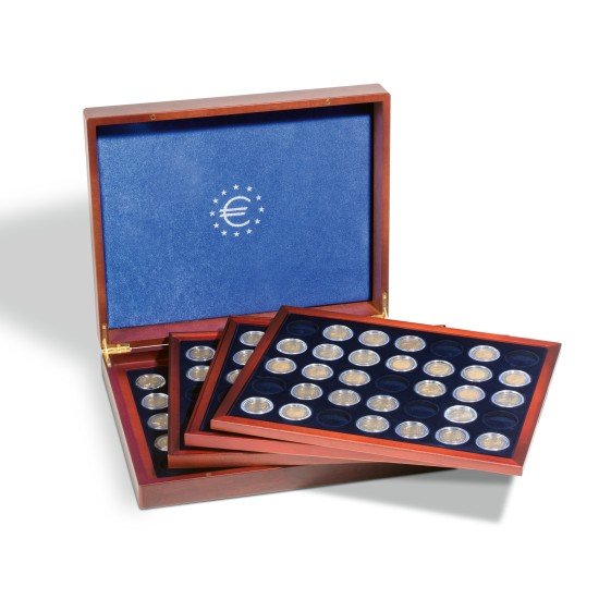 Leuchtturm 348031 Estuche VOLTERRA QUATTRO de Luxe para 140 monedas de 2 euros Leuchtturm 348031 Estuche VOLTERRA QUATTRO de Luxe para 140 monedas de 2 euros