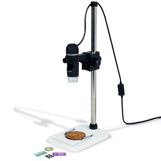 Leuchtturm 363229 Microscopio digital-USB DM6 incl. soporte de apoyo Leuchtturm 363229 Microscopio digital-USB DM6 incl. soporte de apoyo