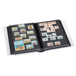 Leuchtturm 356722 Clasificador LEDER, A4, 64 páginas negras, tapa acolchada de cuero genuino, azul Leuchtturm 356722 Clasificador LEDER, A4, 64 páginas negras, tapa acolchada de cuero genuino, azul