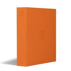 Leuchtturm 356768 Tapa de anillas OPTIMA PUR, naranja Leuchtturm 356768 Tapa de anillas OPTIMA PUR, naranja