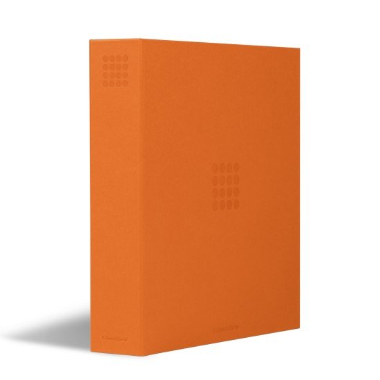 Leuchtturm 356768 Tapa de anillas OPTIMA PUR, naranja Leuchtturm 356768 Tapa de anillas OPTIMA PUR, naranja